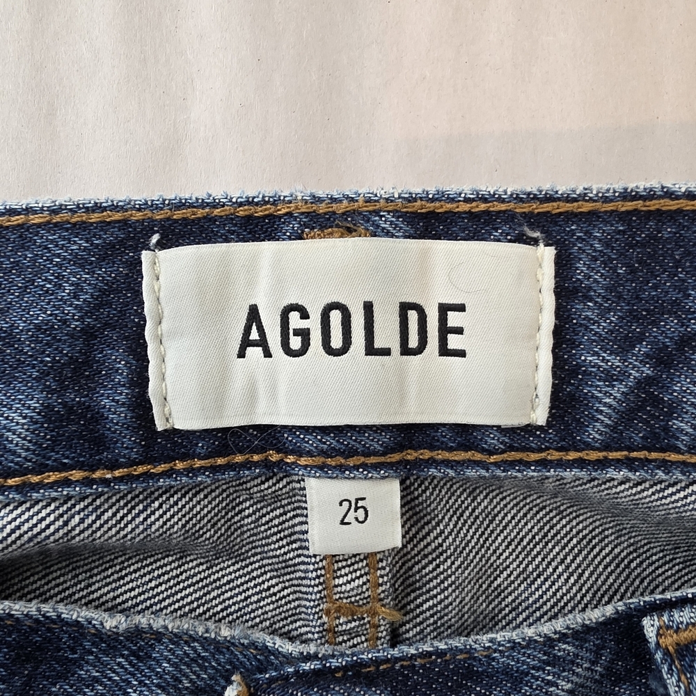 Agolde 90s Mid-Rise Loose Fit Jeans in Foundation Size 25 - Picture 6 of 12